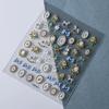 1pcs New 5D Bronzing Punk Moon Nail Art Charms Gothic Star Adhesive Slider Press on Nail Decoration Decals Accessories DIY