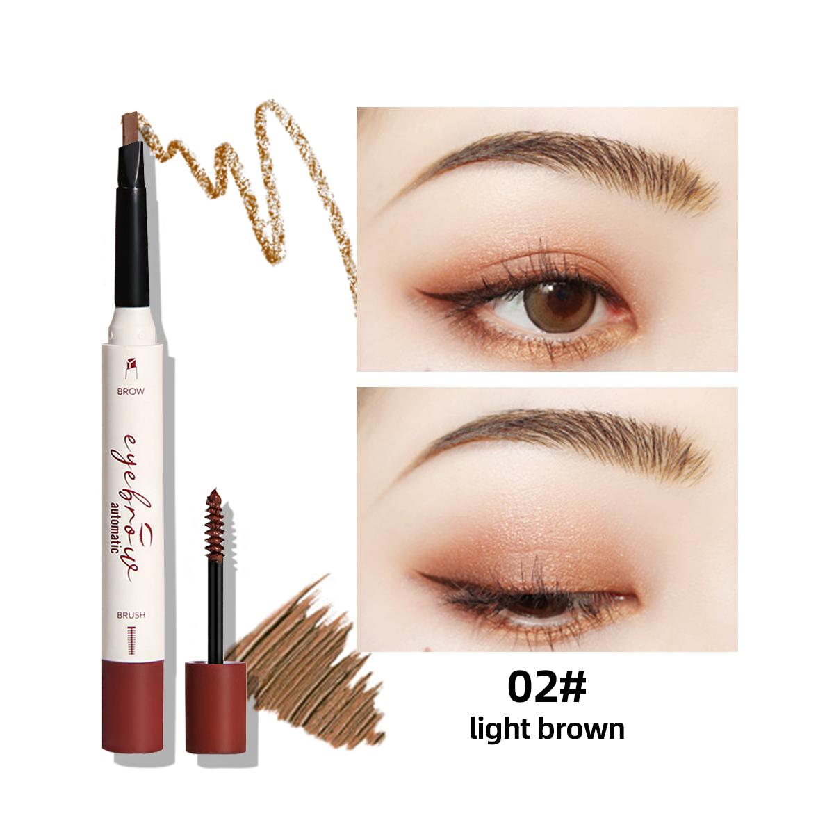 

Стереоскопический изысканный двусторонний карандаш для бровей и водостойкий гель для бровей 0,2+3,3 г 53141