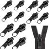 36/12/6pcs Instant Zipper Sliders Universal Instant Fix Zipper Repair Kit Replacement Zip Slider Teeth Rescue New Design DIY Sew