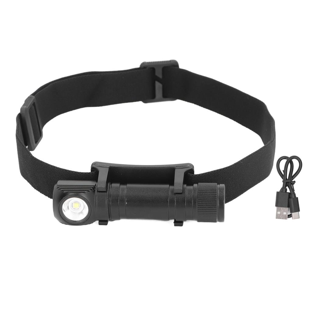 2 In 1 Rechargeable Headlamp 2000 LM 6 Modes IP65 Magnetic Detachable Waterproof Head Light for Running Camping Hiking