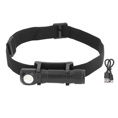 2 In 1 Rechargeable Headlamp 2000 LM 6 Modes IP65 Magnetic Detachable Waterproof Head Light for Running Camping Hiking