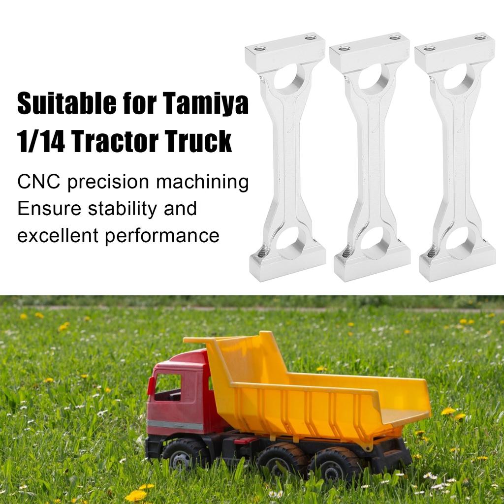 3Pcs Aluminum Alloy Middle Chassis Mount for 1Celsius14 Remote Control Tractor Truck
