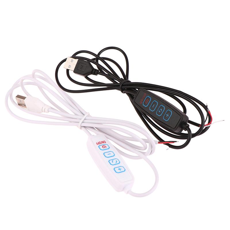1.5M Usb 5V Led Tri-Color Dimming Color Switch Cable Dimmer 4-Key Controller 2Ch For Low Voltage Led Cct Bicolor Light