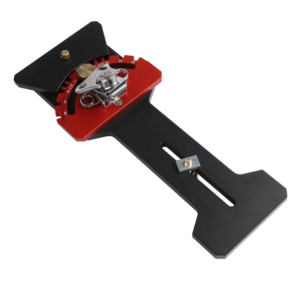 Aluminum Alloy CNC 90 Degree Stop Block for Rail Saw and Circular Saws Fast Lock Mechanism and Angle Scale for Precision Cutting