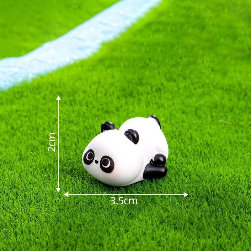 

Милая фигурка животного маленькой пандыСадовые декоративные аксессуарыАвтомобильный рабочий столМикро-ландшафт Маленькие украшения No. 5