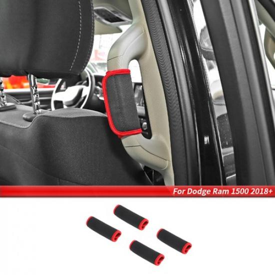 4x Neoprene Top Grab Handle Covers Protector Case Trim for Dodge Ram 1500 2018+