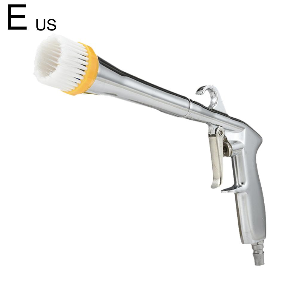 Car Beauty Tools Tornado Blower Gun With Brush Dust Blower Cleaning Brush Efficient Dry Cleaning Gun Spray Gun Car Cleaning Tool