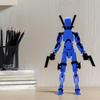 3D Printed Action Figure Multi-Jointed Action Figures Assembly Completed Full Body Mechanical Movable Toy for Kids and Adults