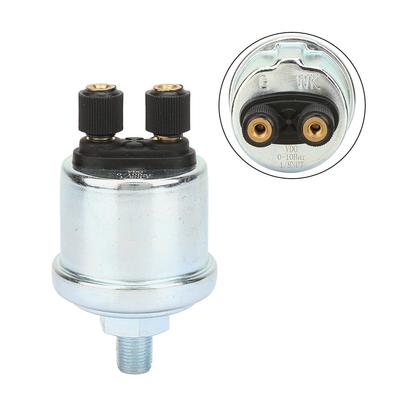 1Celsius8 NPTF Bright Double Head Thread Car Oil Pressure Sensor Fit for 0-10bar
