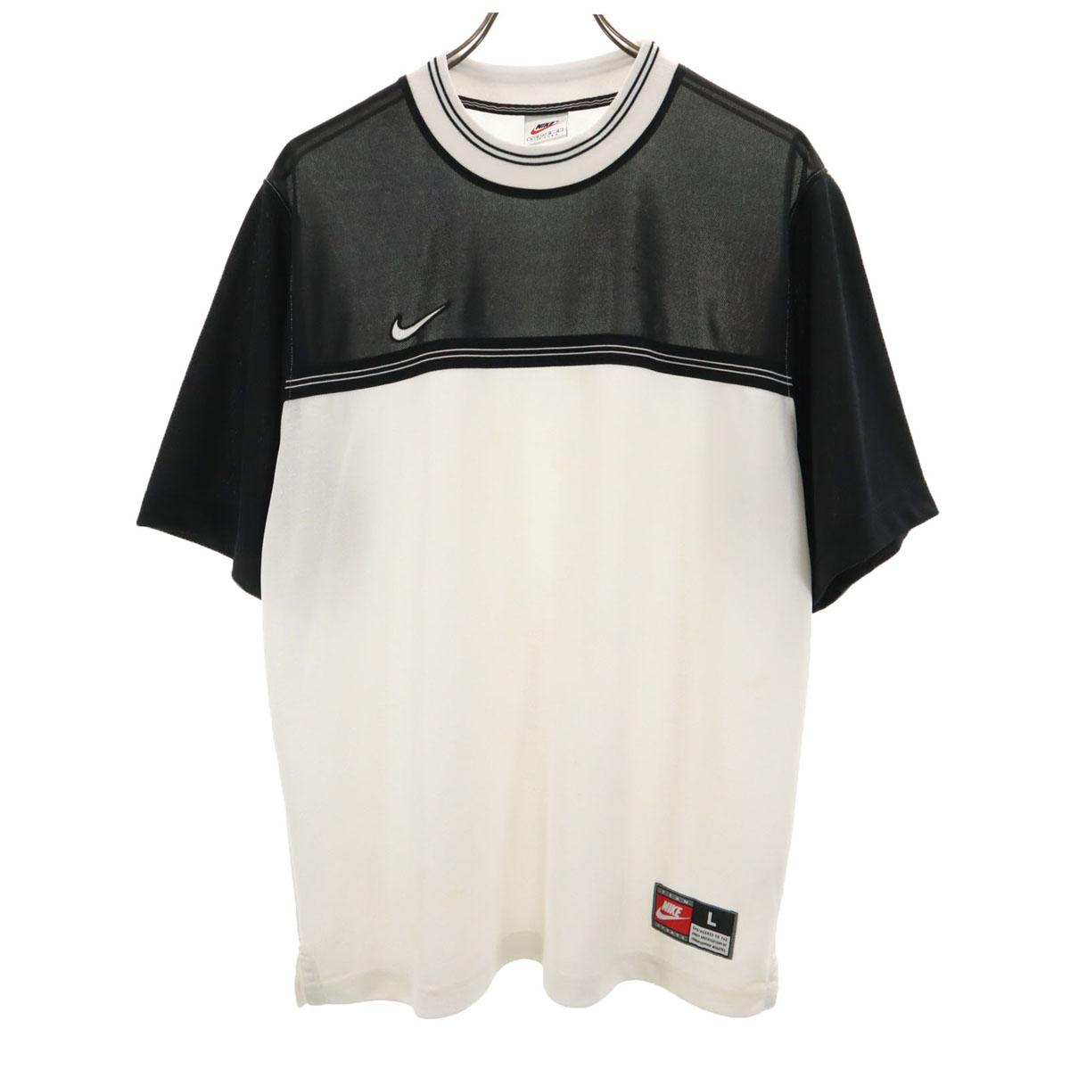 

NIKE 90s Made in USA Old Short sleeve T-shirt L 12-14 white Kid s Used