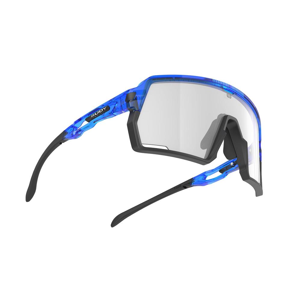 Rudy Project Kelion Sports Crystal Blue 2 Photochromic Laser Black Sunglasses, Frame, ImpactX® Lenses, SP857877-0000