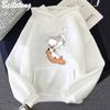 TGCF Fox and Ferret Hoodies Tian Guan Ci Fu Kawaii Print Hoodie Harajuku Aesthetic Man Women Winter Sweatshirts