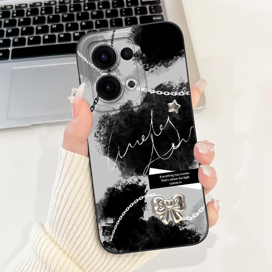 For Oppo Reno 13 Pro 5G Case CPH2697 Luxury Fashion Candy Painted Cover Soft TPU Phone Case For Oppo Reno 13 Reno13 Pro 5G Shell