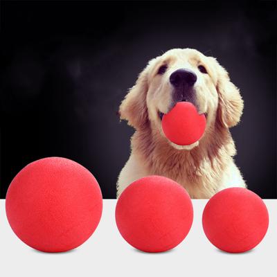 Hüpfbälle für Hunde, unzerstörbarer, sturzsicherer Hüpfball aus Vollgummi, Bisstraining für mittelgroße und große Hunde, die aggressive Kauer sind