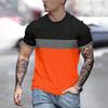 2025 Casual Loose Round Neck T-shirt Fashion 3D Printing Handsome Short-sleeved Badminton Tennis Men's Classic Simple Sportswear