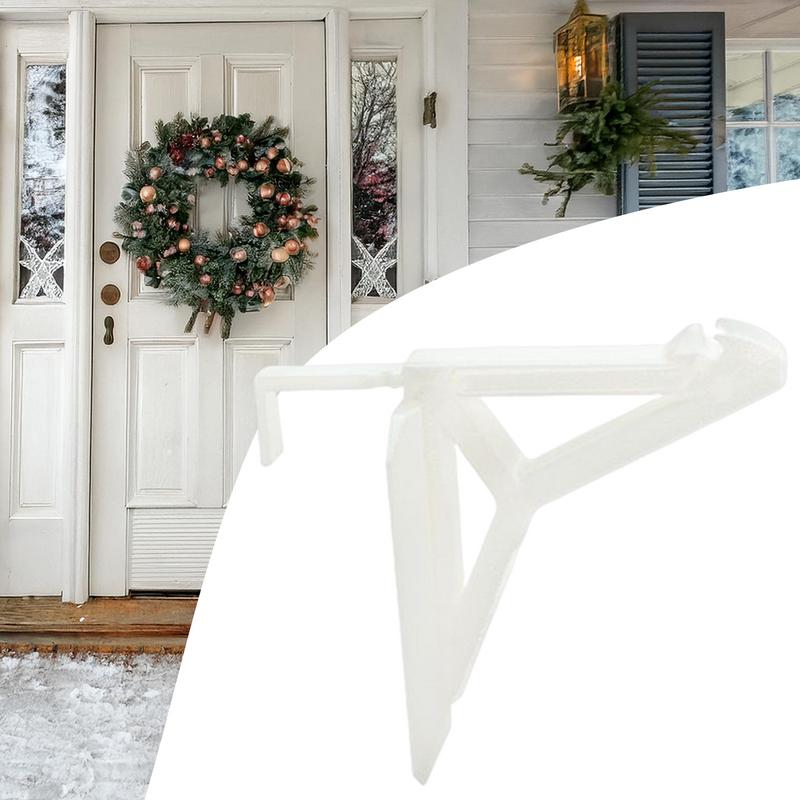 Wreath Door Hanger Over The Door Hanger No Drilling Clothes Suspending Holder For Bedroom Living Room Fabric Decoration Storage