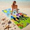 1pc The Wiggles1 Beach Towel, Comfortable and Thick, and Swimming/Bath/Picnic/Camping Towel, Suitable for Seaside Beaches