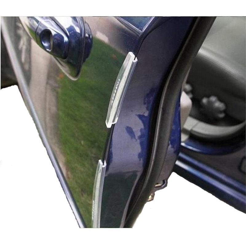 4x AUTO ACCESSORY DECORATE Car Door Edges Crash Barriers BUMPER STRIP For Nissan