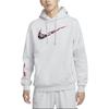 Nike Therma-Fit Standard Issue Casual Comfortable Warm Fleece Hoodie Men Hoodies Light-Silver-Gray HQ4746016