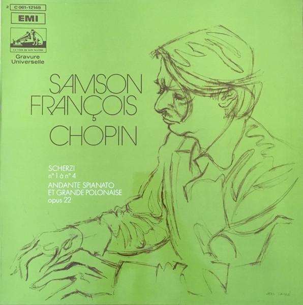 

LP Record SAMSON FRANCOIS Chopin Scherzi No. 1 to No. 4 And C06112149 LA VOIX DE SON 1973 France Classical Used