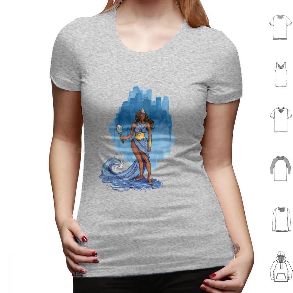 Yemanja Queen Of The Waters T Shirt 6xl Cotton Cool Tee Yemanja Iemanjá Sea Water River Ocean Blue Ioruba Candomble Orixa