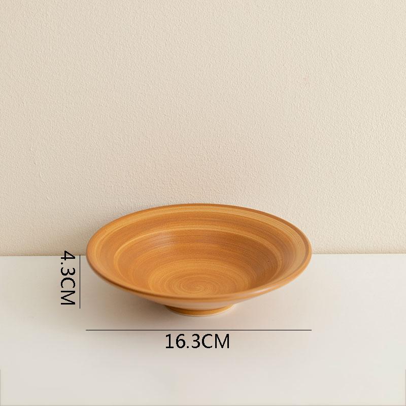 

Винтажная грубая керамическая посуда Креативная глубокая миска Фруктовая миска Салатница Толстые суповые миски Миски для пасты Круглая специальная столовая посуда