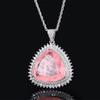 Schmuck Simulation Farbiger Schatz Damen Pulloverkette Anhänger Hauptstein 23 * 23