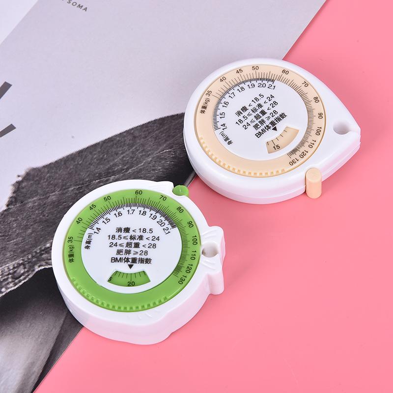 Bmi Body Measuring Tape Sewing Ruler Waist Tape Measure Portable Soft Measurement Ruler Practical Accessories