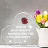 2D Flat Spanish I Love You Gifts Acrylic Desktop Decoration Plaque, Home Decor Plaque Hanging Wall Art Decorative Garden Decoration for Room Door Sign
