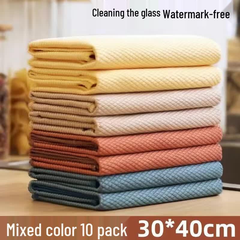 Fish Scale Microfiber Cleaning Cloth