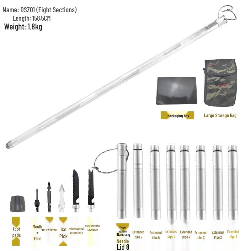 ML Tactical Telescopic Folding Hiking Pole