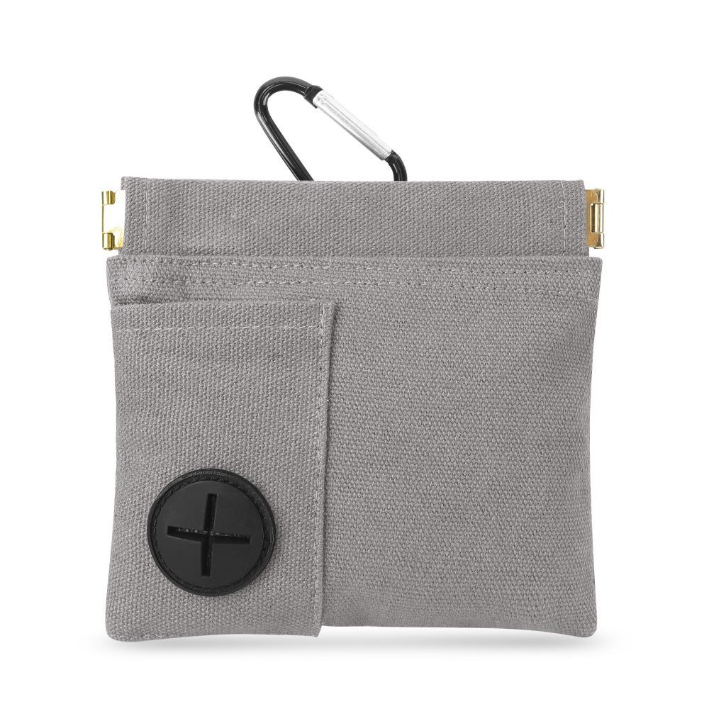 

Multi-Functional Pet Training Waist Bag Hands-Free Nyloy Pet Snack Food Container Waist Worn Waterproof Outdoor Poo Bags сірий