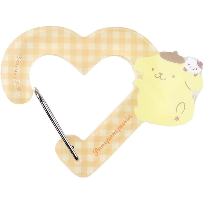

Tease Factory sanrio die cut acrylic carabiner holder Pompompurin SR-5546028PU