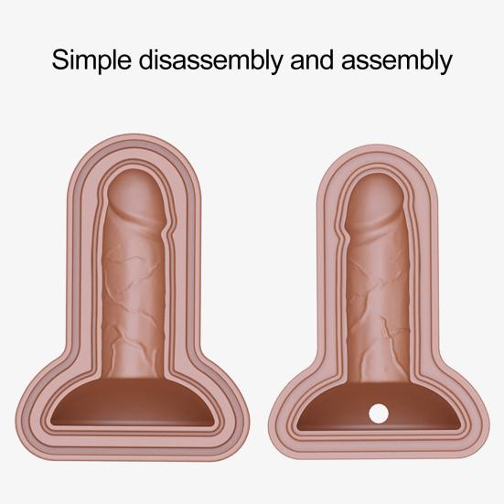 Ice Cube Mold Non-stick Food Grade DIY Silicone Creative Penis Shape Whiskey Ice Ball Mold Tray Household Supplies