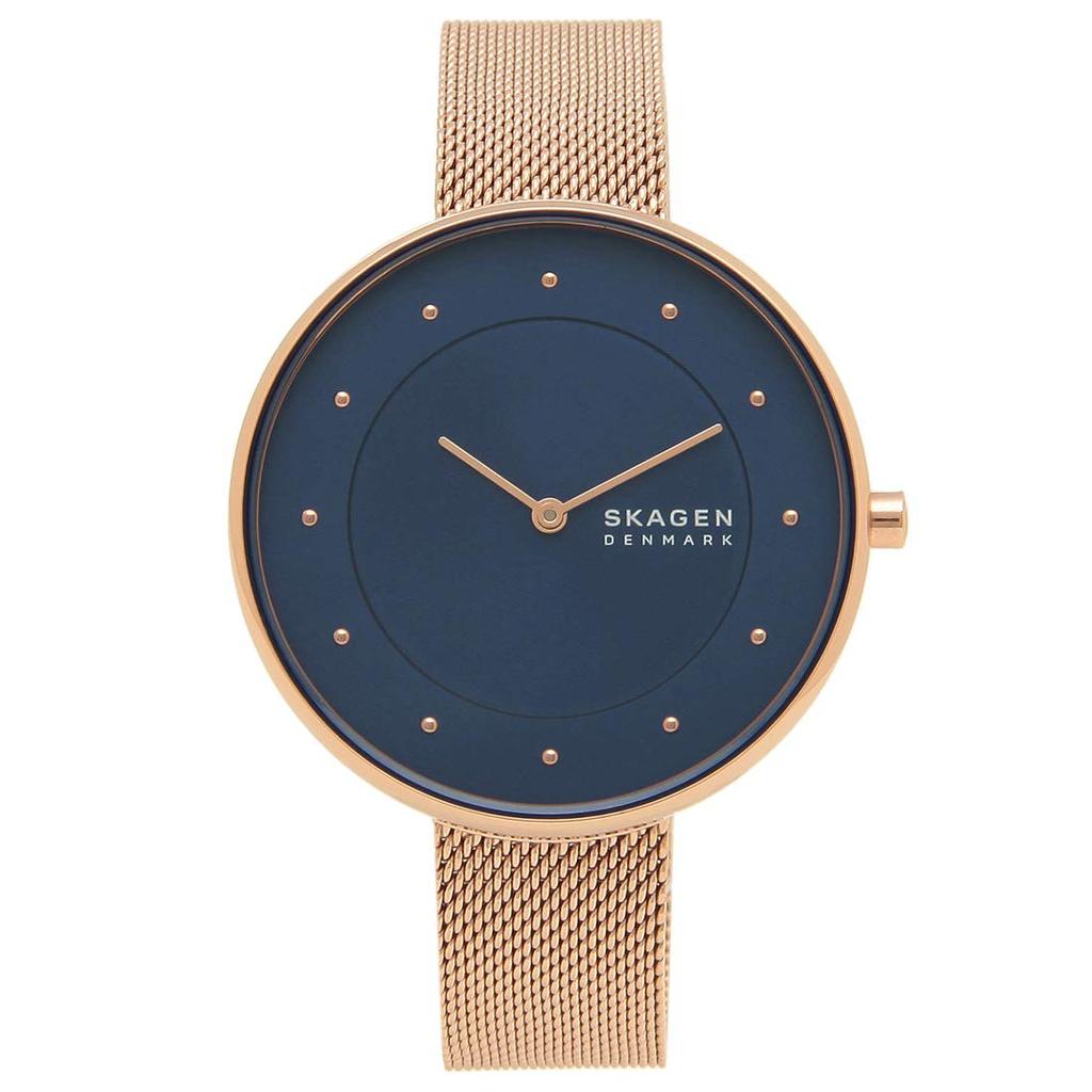 Skagen Women's Watch SKW2811 Rose Gold Navy [Parallel Import]
