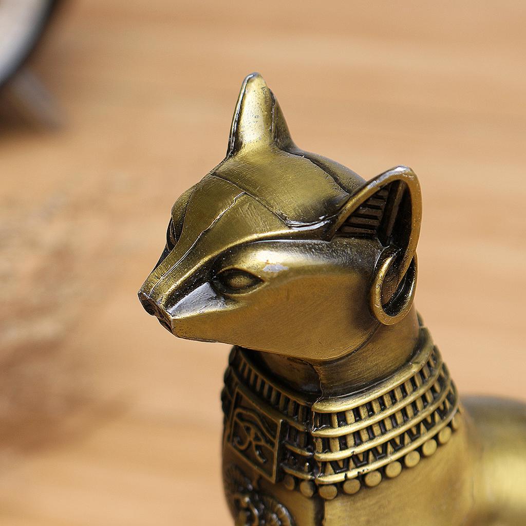 Buy Metal Bastet Statue Egyptian Cat God Figurine Cat In Ancient Egypt