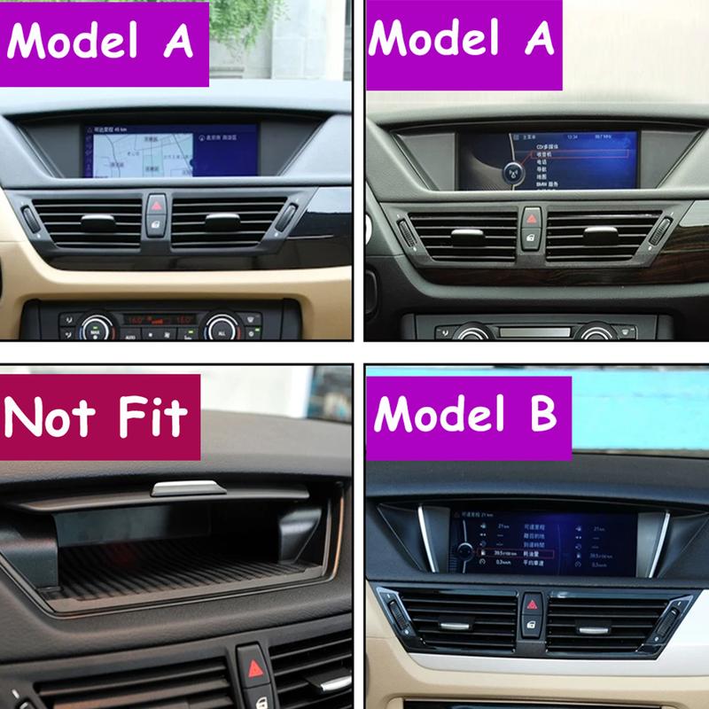 2009-2015 E84 Car Interior Dashboard Display Viewing Screen trument Panel CID Trim Cover For BMW X1 51452991264 51459257640