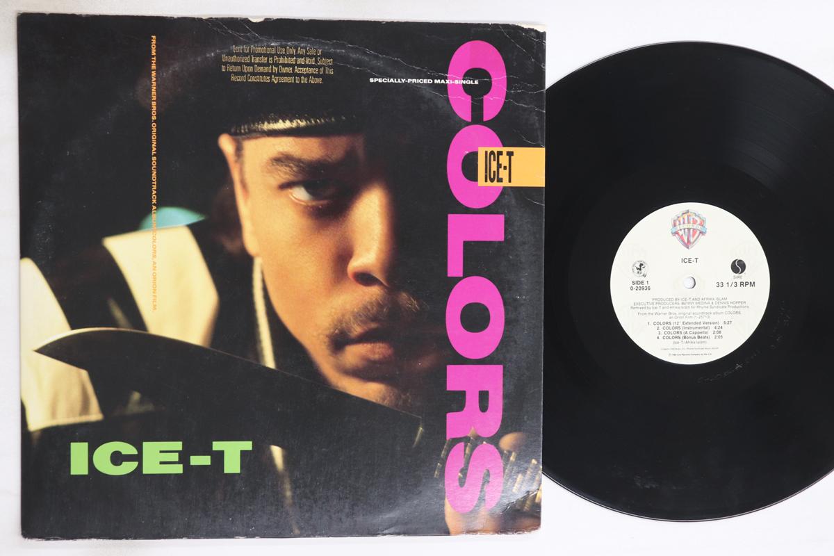 

12inch Record ICE-T - Colors 020936 Warner Bros. Re 1988 US Rap & Hip-Hop/R&B Used