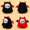 And Halloween Black Red Ghost Skull Plush Doll Pillow For Room Decoration