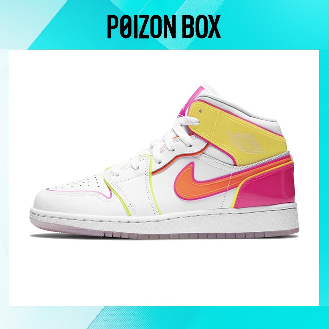 

кроссовки Jordan 1 Mid Edge Glow (GS) CV4611-100