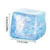 Maltose Ice Cube Stress Squeeze Toy - Polar Light Slow Rebound TPR Decompression Block