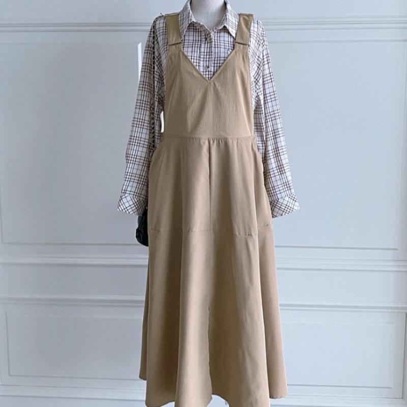 Shop   Women S Cotton DAily FlAre A Line SuSpender mAxi dreSS Dgb Wdr 4752