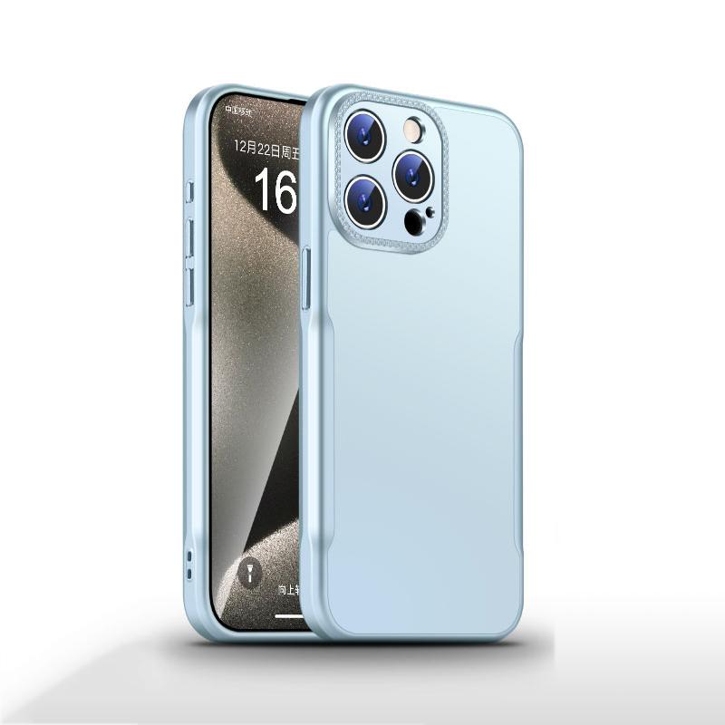 Ultra Thin Curved Edge Blade Frosted Phone Case for iPhone 16 15 14 13 12 11 Pro Max 16 Plus 15 Pro 14 Pro Max Small Waist Design Shockproof Cover