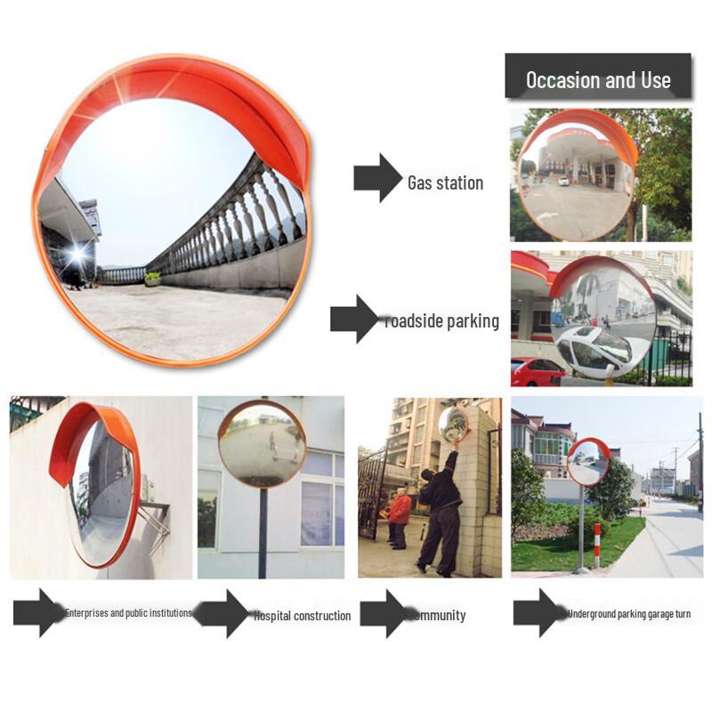 Outdoor Spherical Convex Mirror