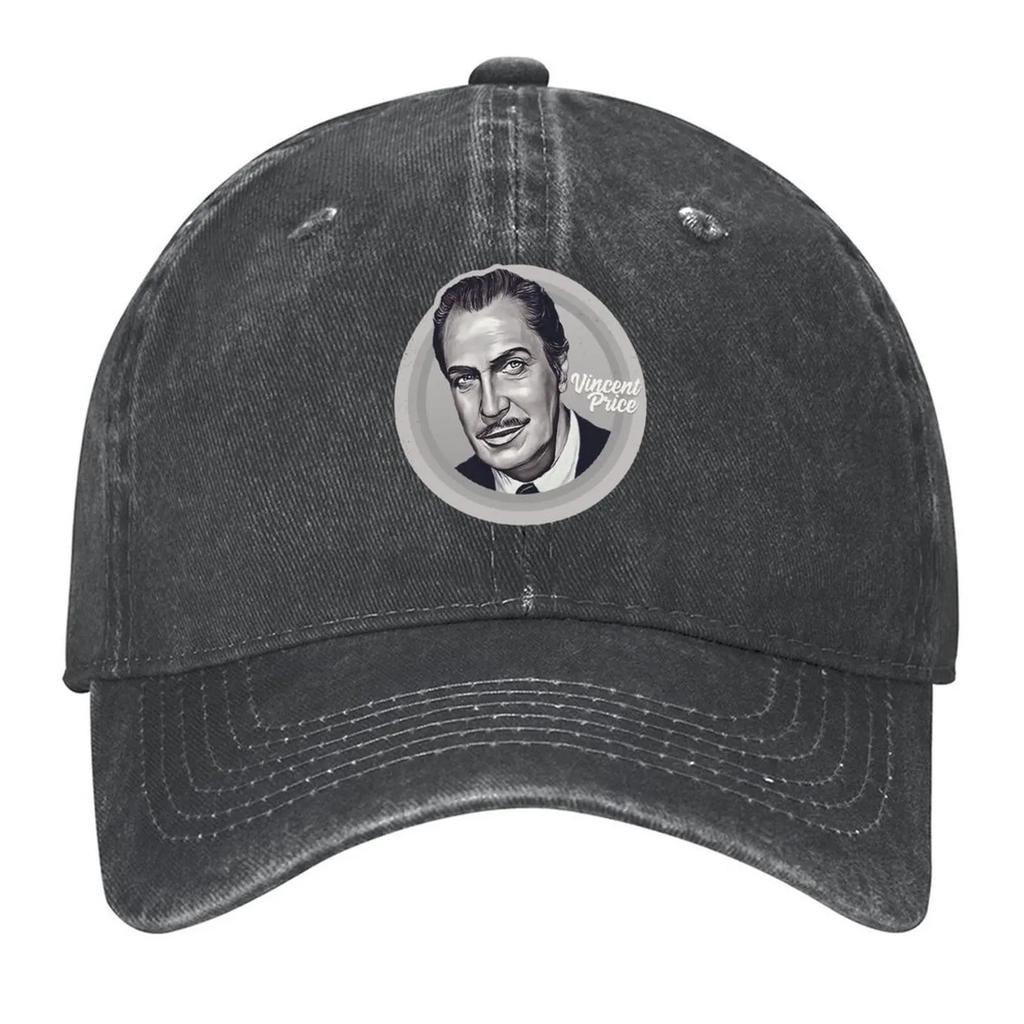 Vincent Price Baseball Cap Wild Ball Hat Thermal Visor Men's Big Size Hat New In The Hat Ladies Men's