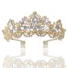 New Bridal Headwear Baroque Exquisite Crown Bride Light Gold Crown Wedding Accessories Crown Hair Accessories