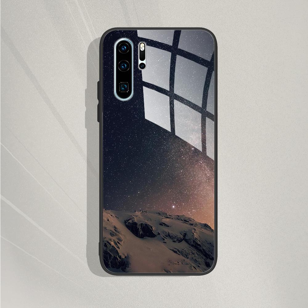 Case For Huawei P30 Lite Cover P30 Lite Tempered Glass Case Cute Silicone Phone Fundas For Huawei P 30 Cases For Huawei P30 Pro