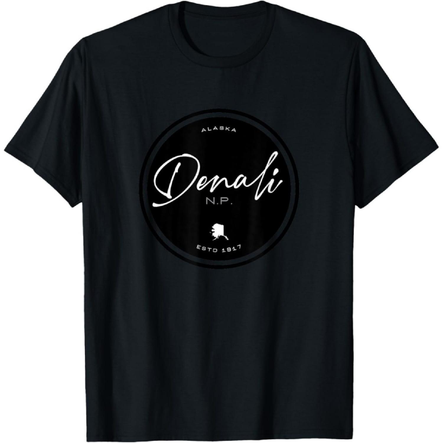 Denali National Park Alaska Graphic T-Shirt S чёрный