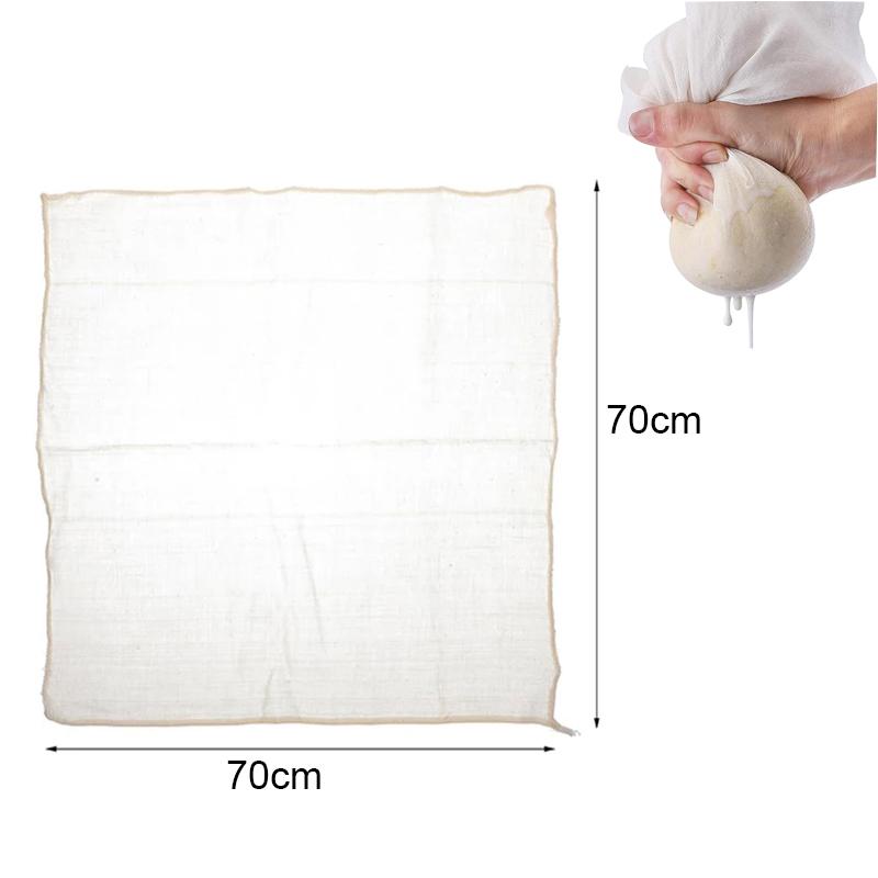 1 Set Of Various Specifications Of Cotton Yarn Tofu Making Filtration Cloth Coffee Yogurt Cheese Cloth Mold Kitchenware