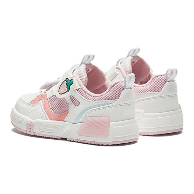 Anta Comfortable Versatile Casual Kids Sneakers Kids Sneakers White Pink 322439930-2